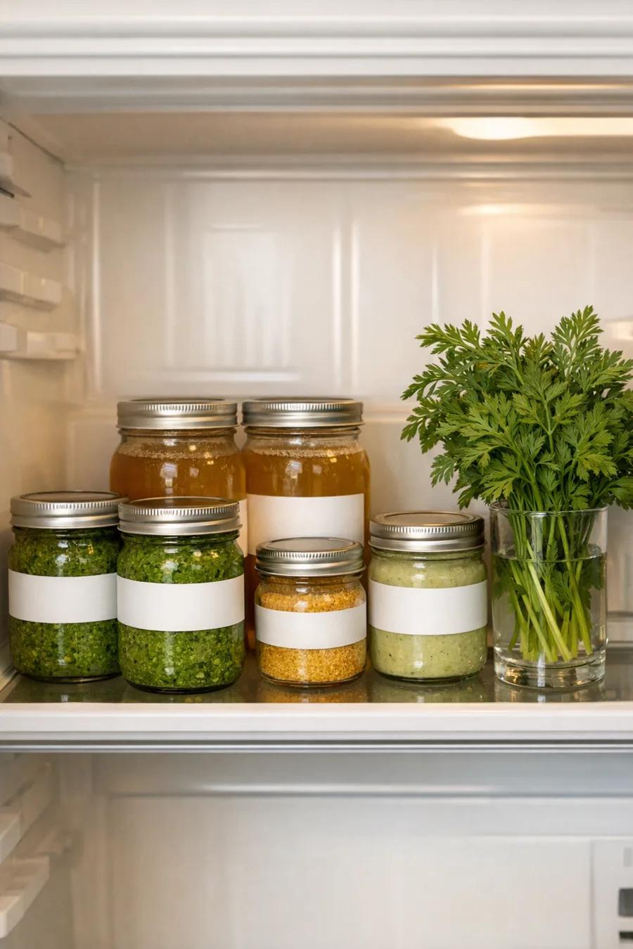 barattoli nel frigo